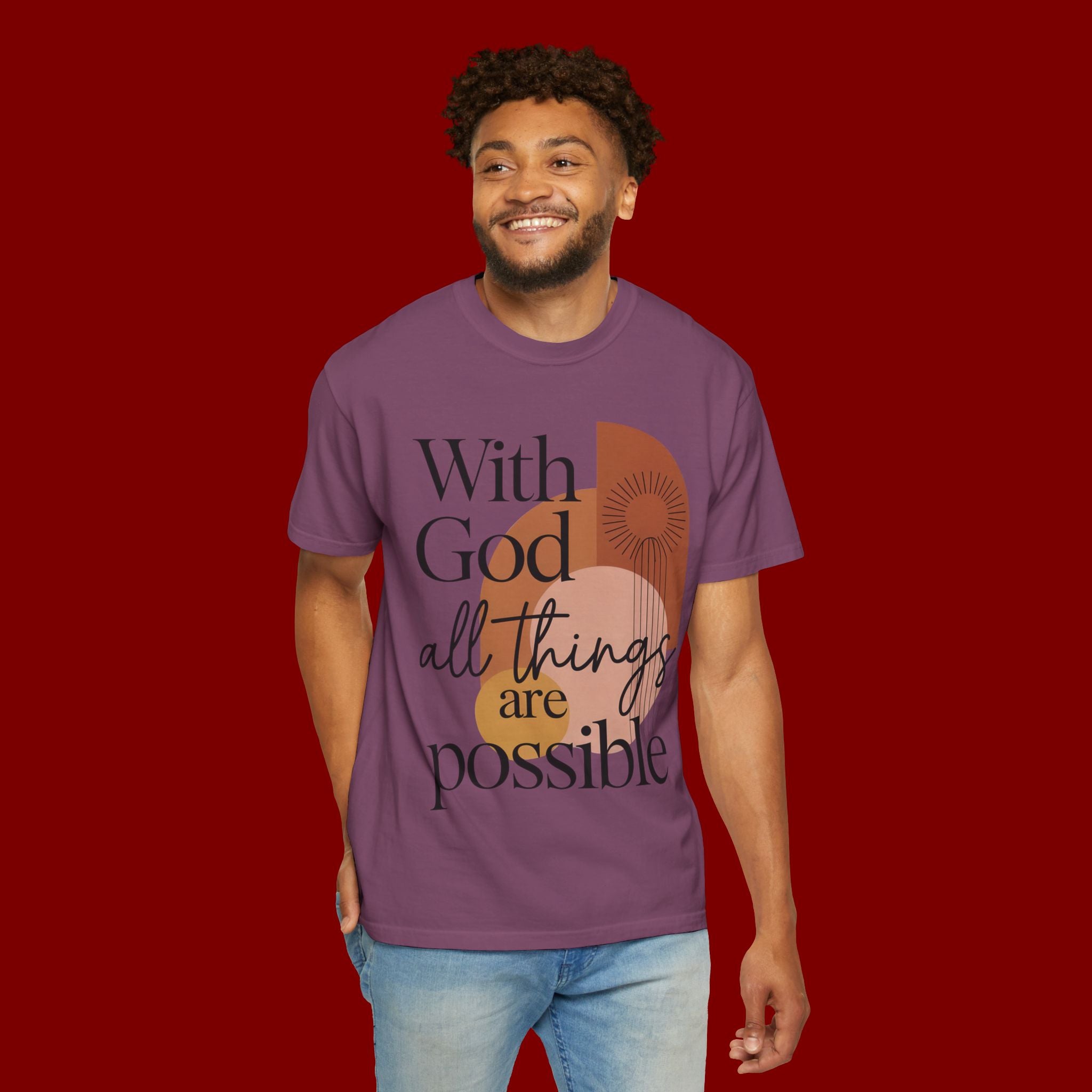 With God All Things Are Possible Christian T-Shirt