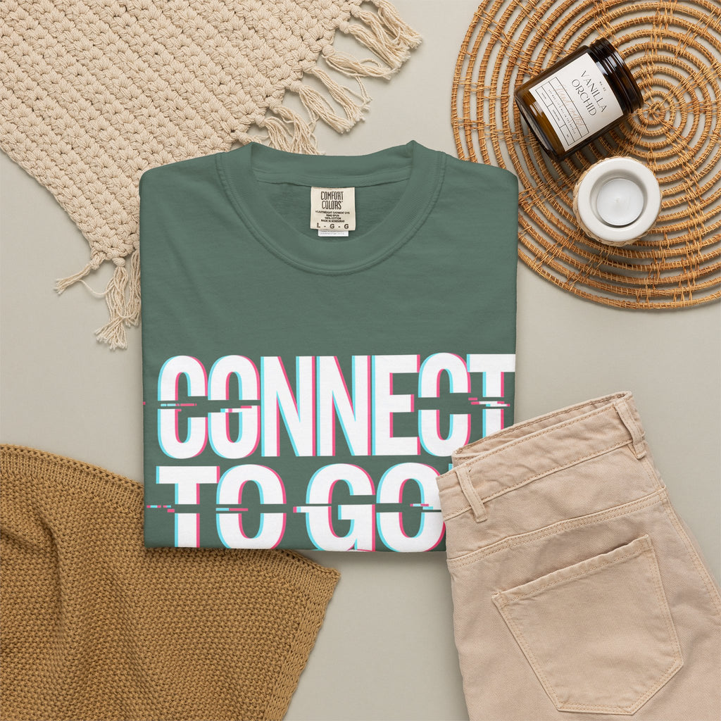 Connect to God T-Shirt — "The Password Is Prayer" Christian Faith Tee