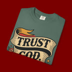 Trust God, Bro T-Shirt — Retro Ribbon Faith Tee