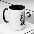 Faith Mug - "My Faith in God is Solid" Christian Coffee Cup (11/15oz)