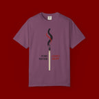 Matchstick Graphic T-Shirt — “Time Never Comes Again” Vintage-Inspired Tee