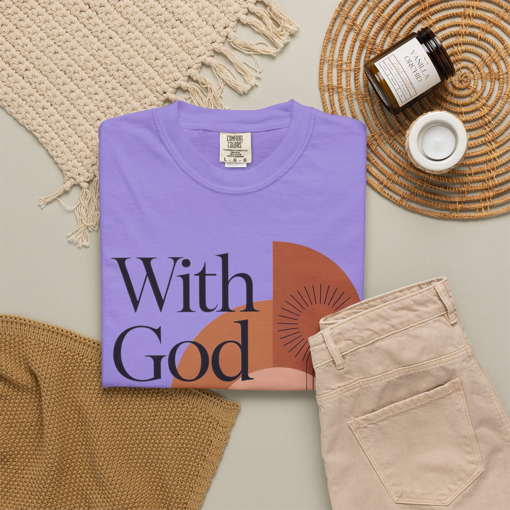 With God All Things Are Possible Christian T-Shirt