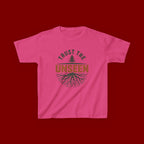 Kids T‑Shirt — "Trust the Unseen" Tree & Roots Inspirational Graphic