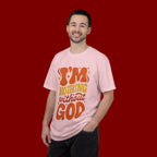 I'm Nothing Without God Retro Graphic T-Shirt