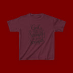 Kids T‑Shirt — "God Will Add Strength to Your Strength" Inspirational Faith Tee