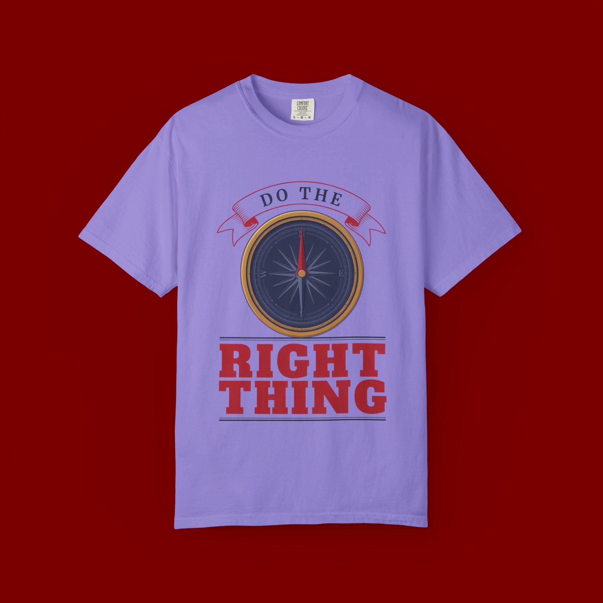 Do The Right Thing Compass T-Shirt — Motivational Graphic Tee
