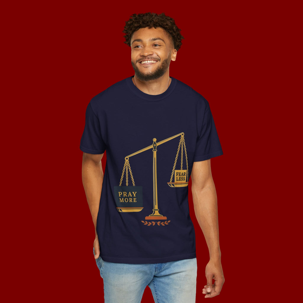 Pray More Balance Scales T-Shirt