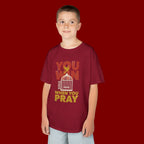 Kids Tee — "You Win When You Pray" Inspirational Christian Shirt