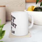 Ceramic Mug — "Fear Less, Pray More" Inspirational Sunrise Coffee Cup (11oz/15oz)