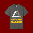 For Our God T‑Shirt — Christian Triangle Graphic Tee