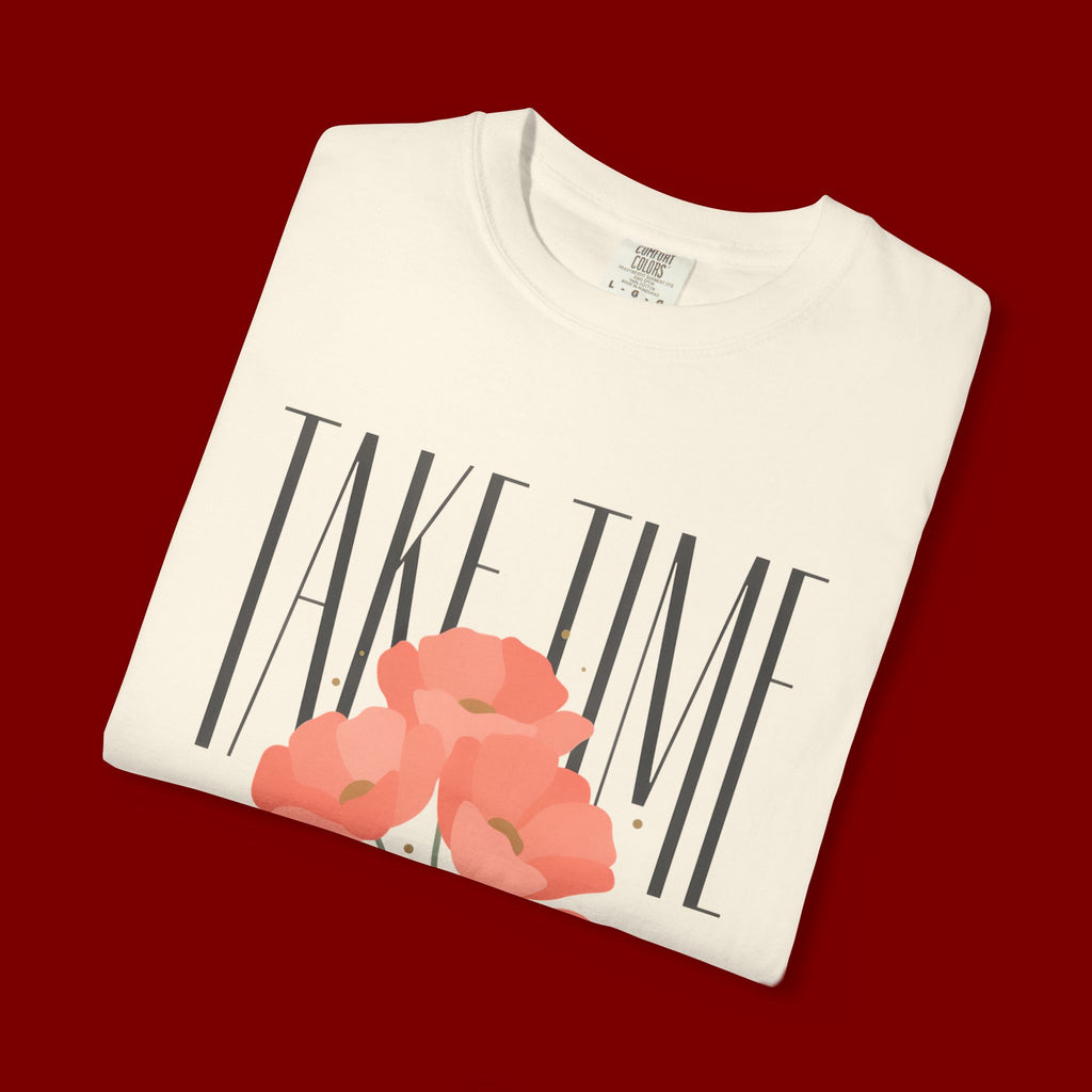Take Time to Pray Floral T-Shirt — Christian Faith Graphic Tee