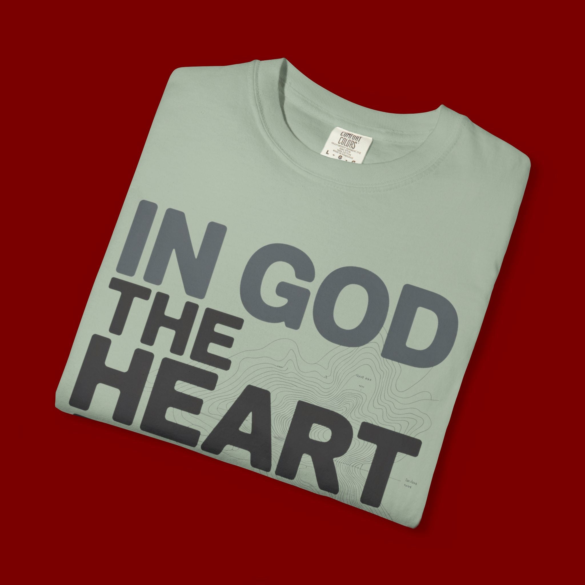 Christian Faith T-Shirt — “In God the Heart Finds Peace” Inspirational Tee