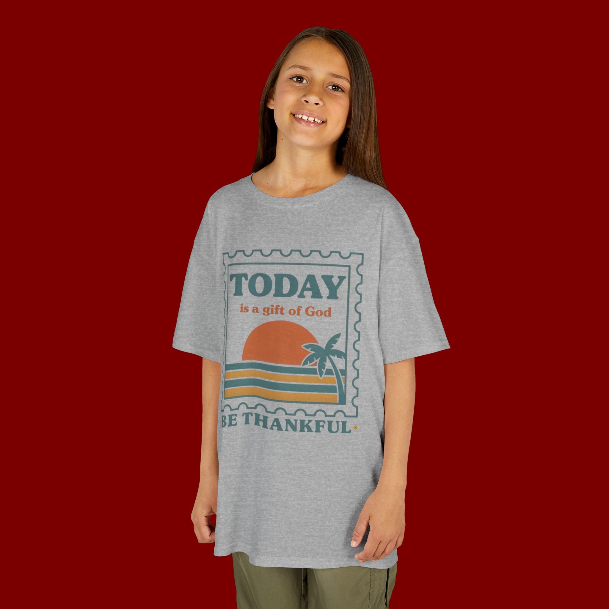 Kids 'Today Is a Gift of God - Be Thankful' Graphic Tee