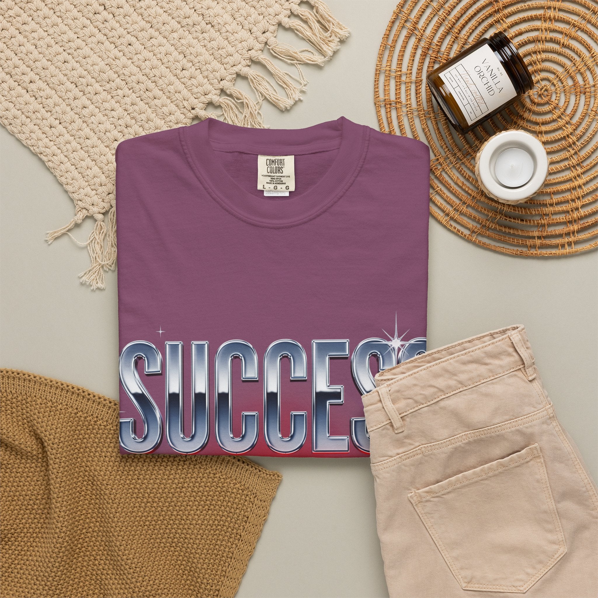 T-Shirt — "Success Is The Best Revenge" Motivational Graphic Tee
