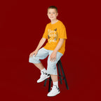 Kids Tee — "Have Faith in God" Floral Christian Youth T‑Shirt