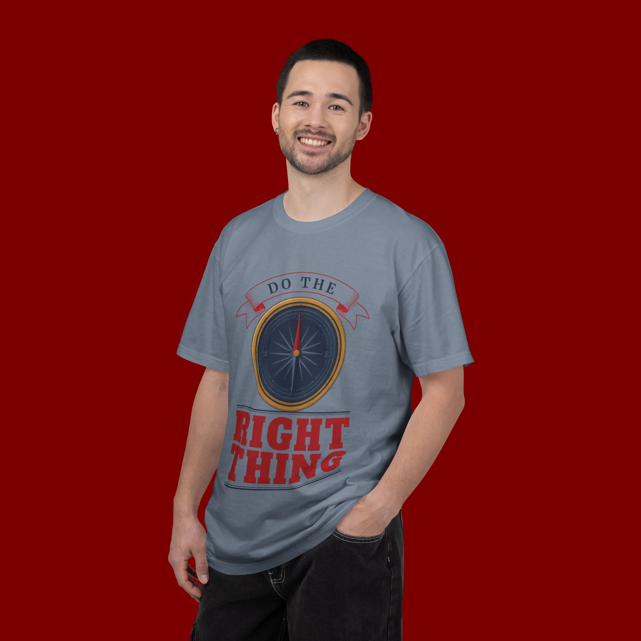Do The Right Thing Compass T-Shirt — Motivational Graphic Tee