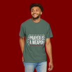 Prayer Is A Weapon T-Shirt — Christian Faith Graphic Tee