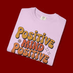 Positive Mind Positive Vibes Positive Life T-Shirt — Retro Daisy Graphic Tee