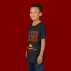 Youth Tee — "Never Panic Just Pray" Retro Sunset Kids T-Shirt