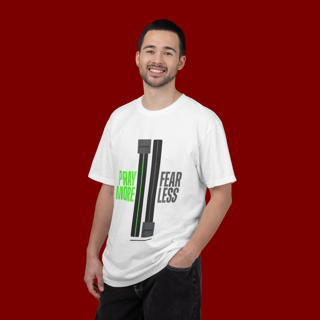 Pray More Fear Less T-Shirt — Inspirational Faith Graphic Tee