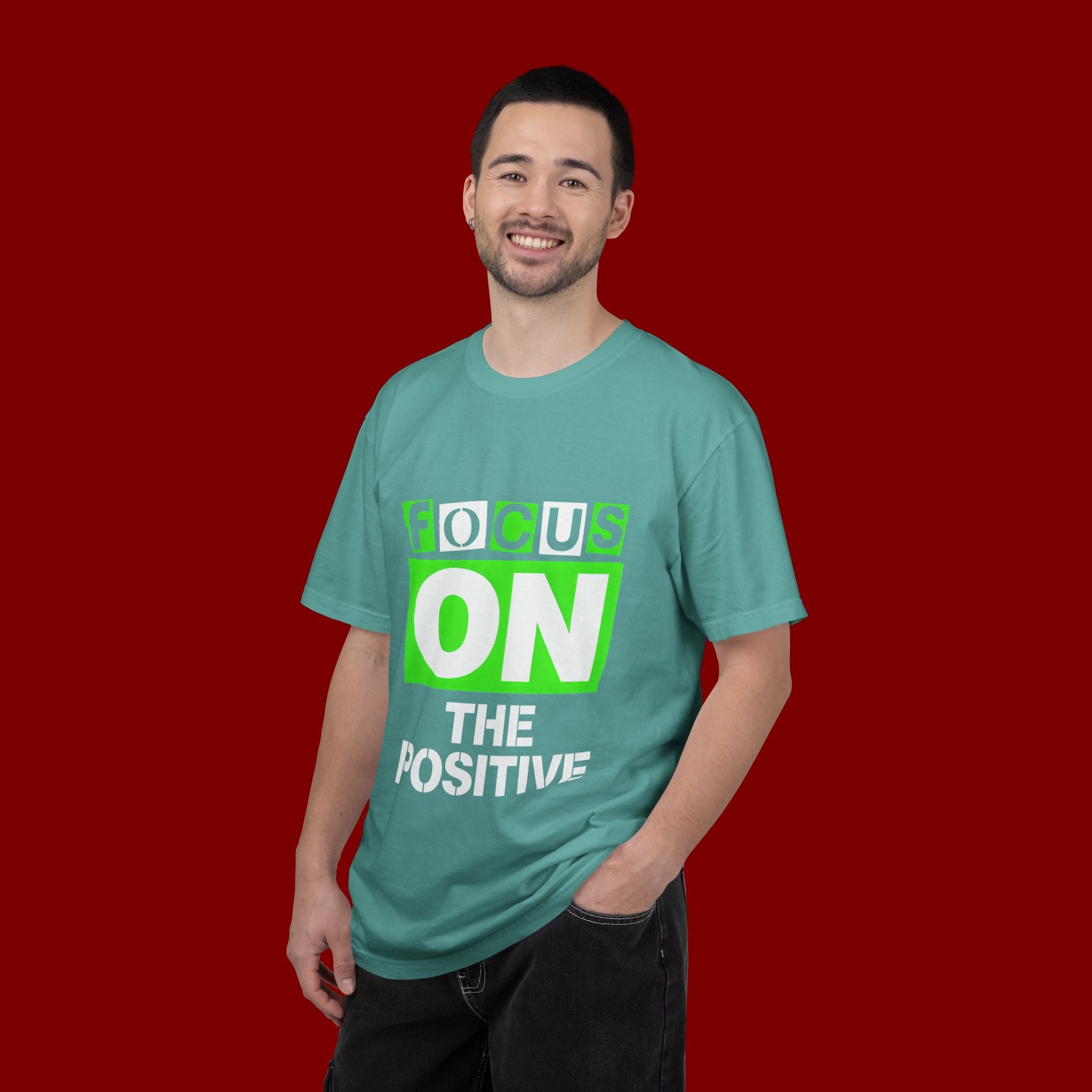 Focus On The Positive T-Shirt — Motivational Graphic Tee