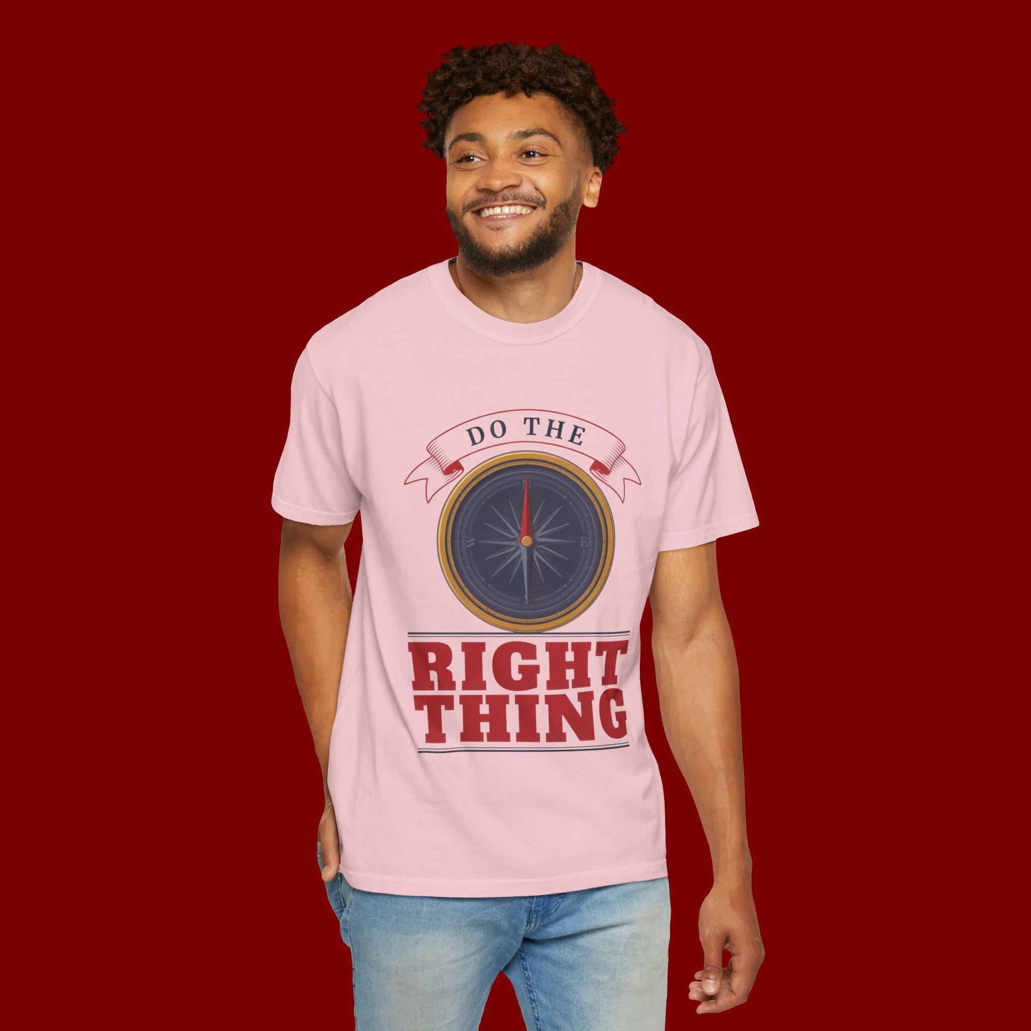 Do The Right Thing Compass T-Shirt — Motivational Graphic Tee