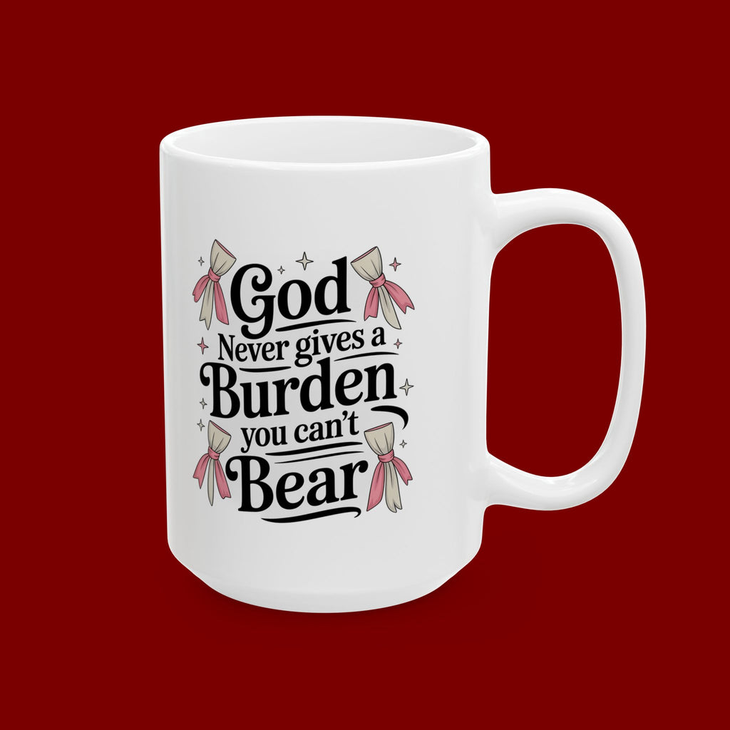 Ceramic Mug - 'Mama Bear' Cute Floral Coffee Cup (11oz & 15oz)
