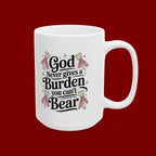 Ceramic Mug - 'Mama Bear' Cute Floral Coffee Cup (11oz & 15oz)