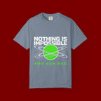 Nothing Is Impossible Christian T-Shirt — 'For Our God' Space Graphic
