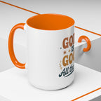 Praise the Lord Coffee Mug – Retro Christian Faith Accent Mug (11/15oz)