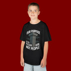 Kids T-Shirt — "Our Purpose Is To Please God, Not People" Faith Graphic Tee