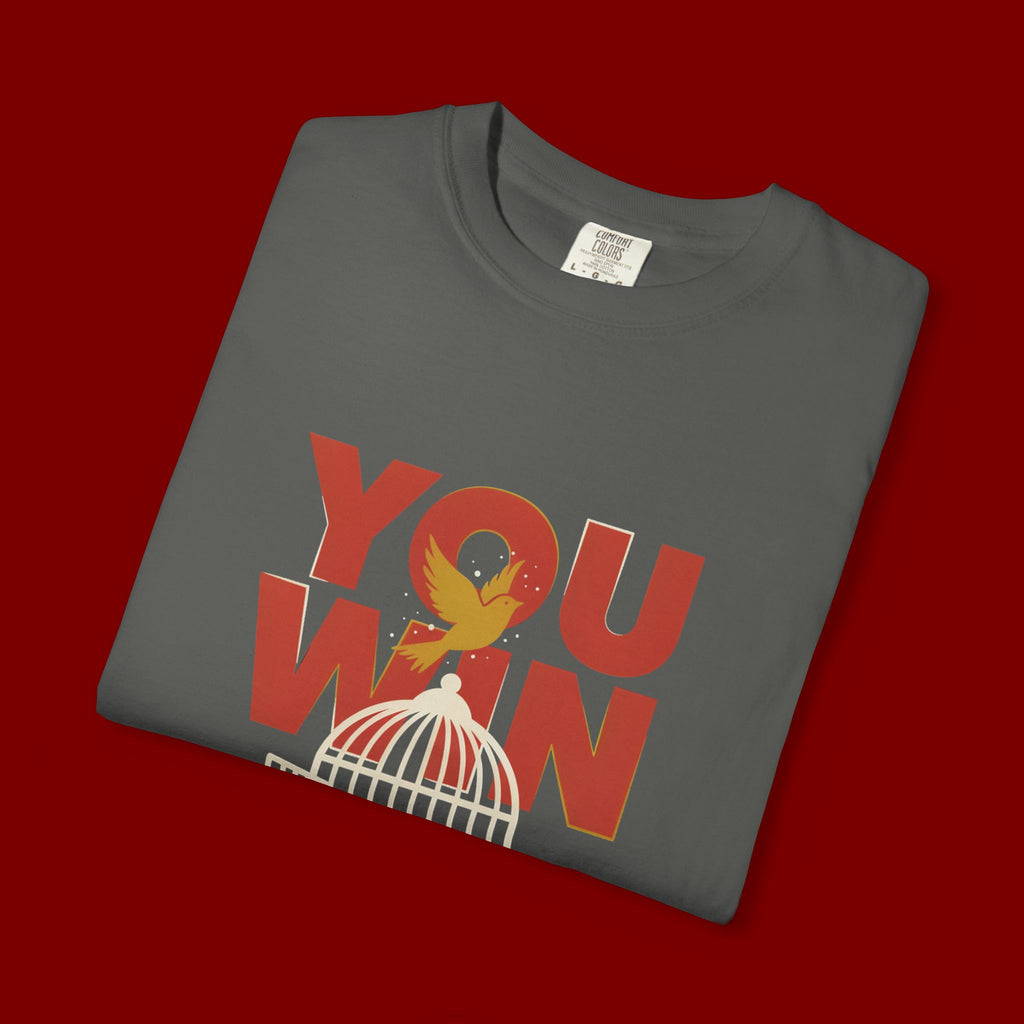 T-Shirt — "You Win When You Pray" Inspirational Faith Graphic Tee