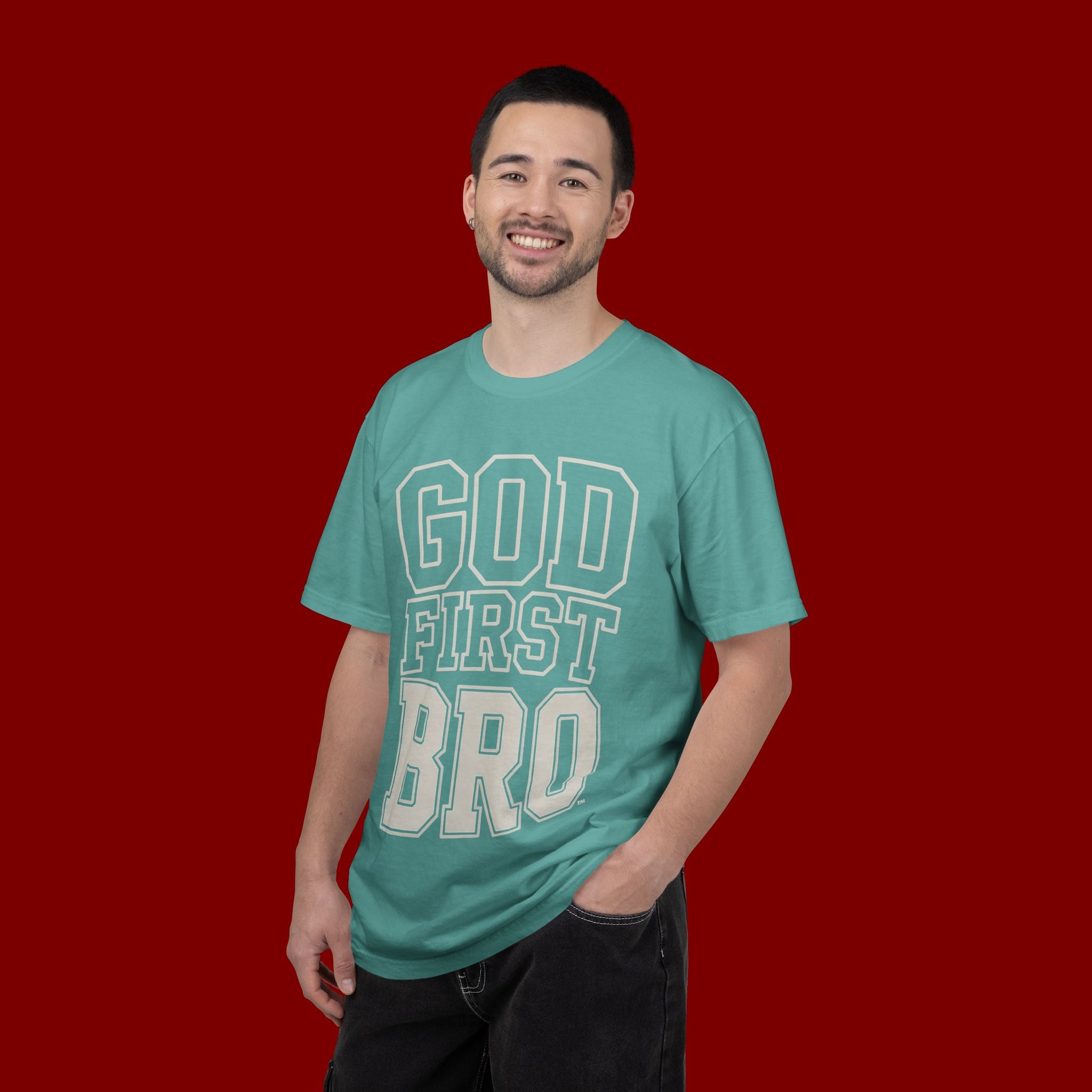 God First Bro T-Shirt — Faith-Based Graphic Tee