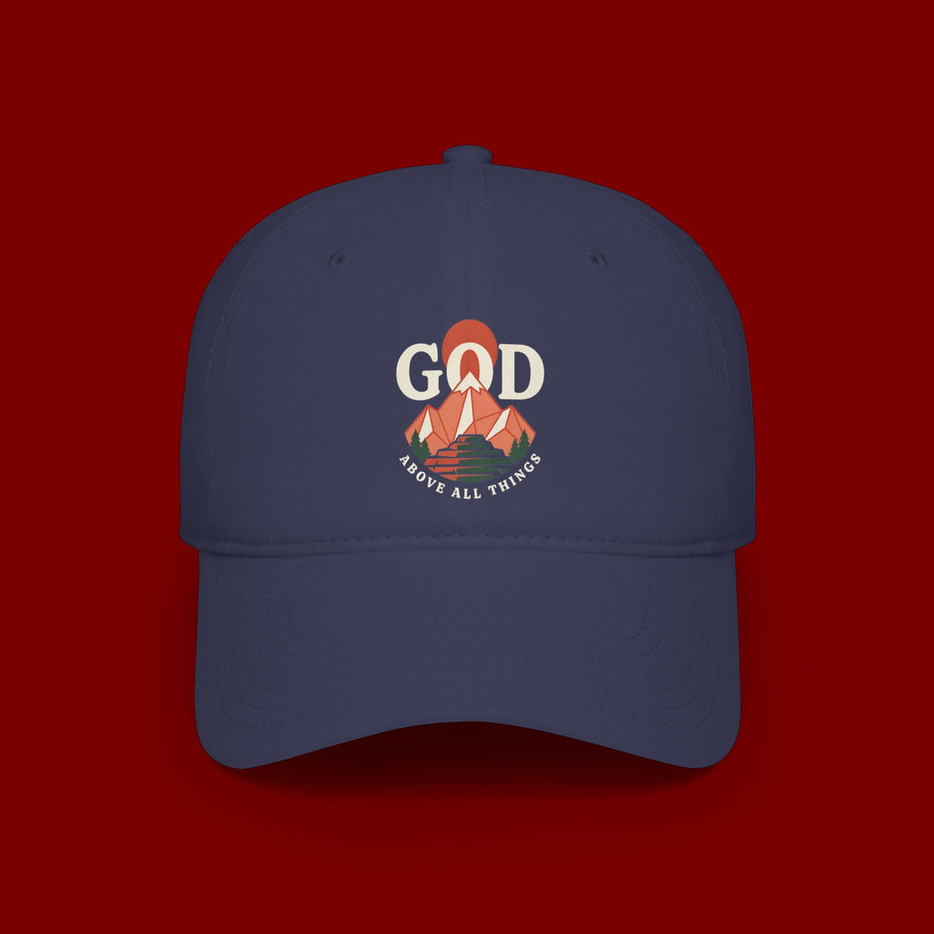 God Above All Things Embroidered Baseball Cap