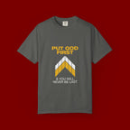 Put God First T-Shirt — Christian Faith Graphic Tee