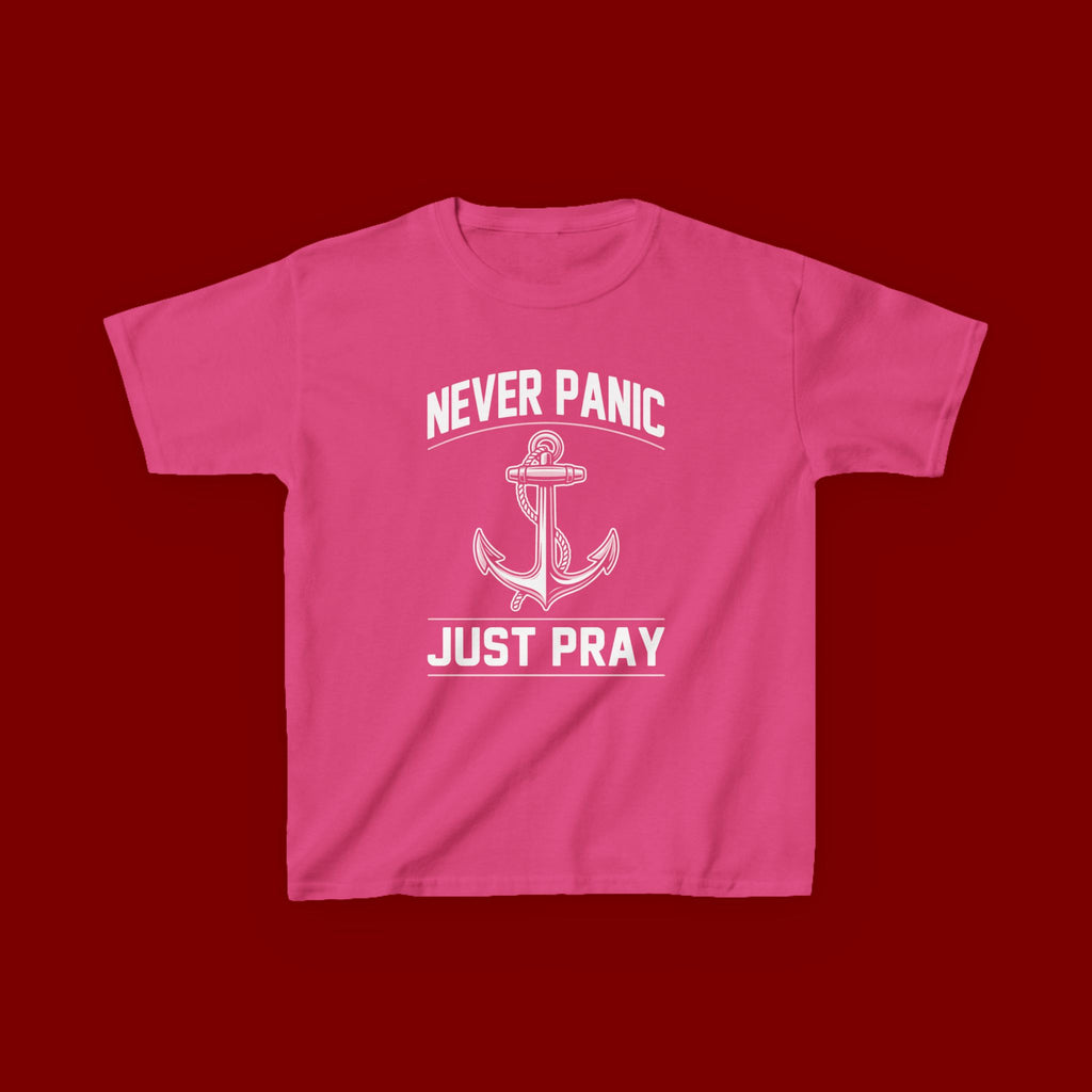 Kids T-Shirt - Plain White Heavy Cotton Tee (Everyday Wear, School & Play)