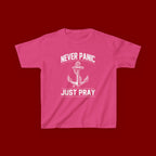 Kids T-Shirt - Plain White Heavy Cotton Tee (Everyday Wear, School & Play)