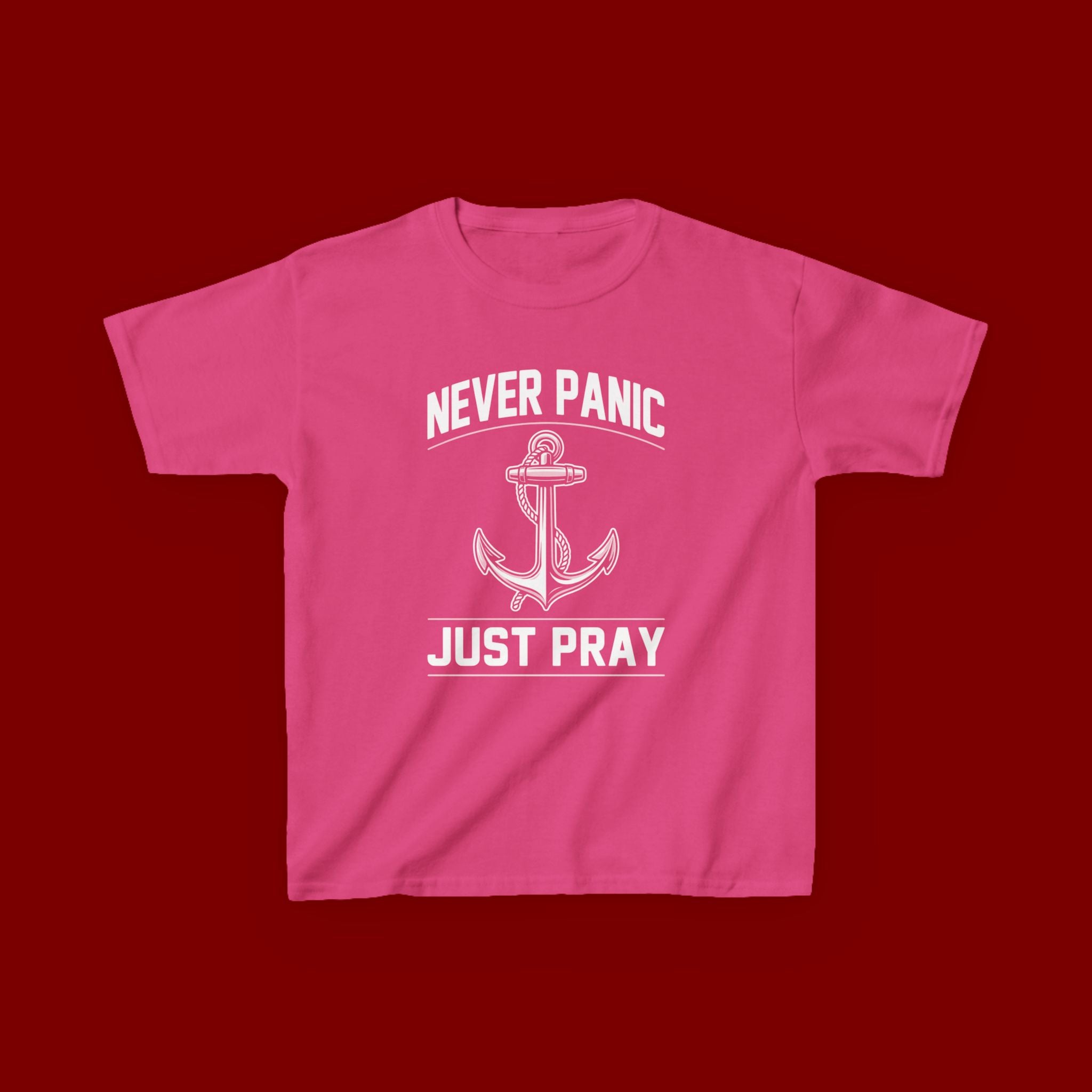 Kids T-Shirt - Plain White Heavy Cotton Tee (Everyday Wear, School & Play)