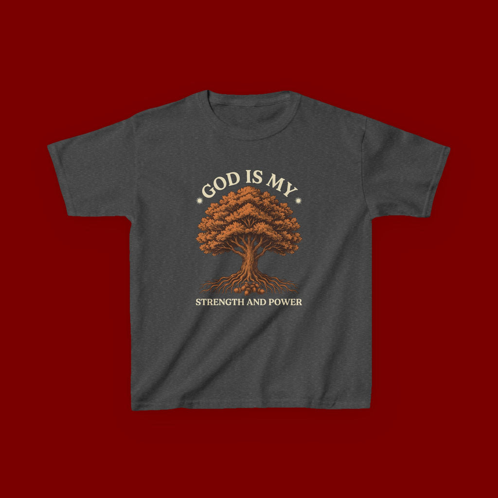 Autumn Oak Tree Kids T‑Shirt — Cozy Fall Nature Tee for Children