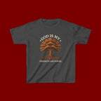Autumn Oak Tree Kids T‑Shirt — Cozy Fall Nature Tee for Children
