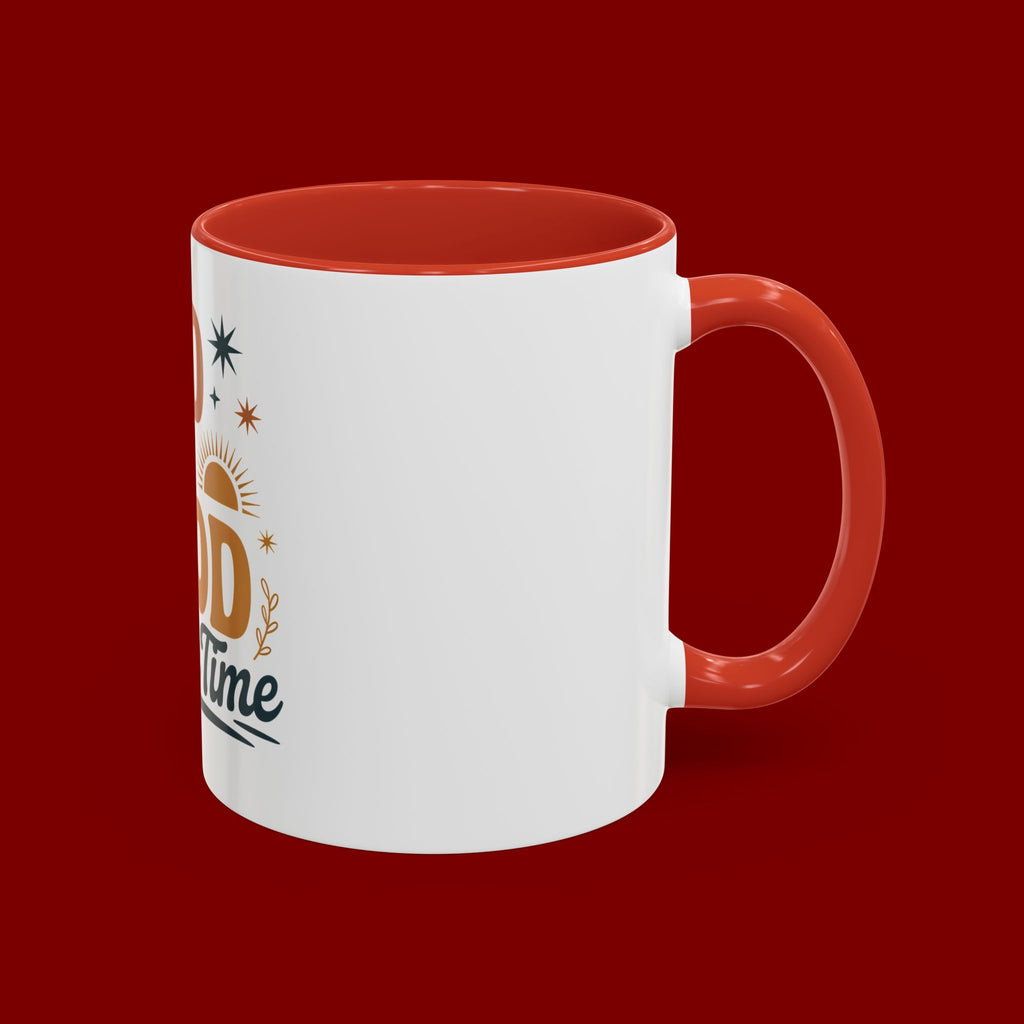 Praise the Lord Coffee Mug – Retro Christian Faith Accent Mug (11/15oz)