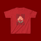 Kids Tee — "Take Time to Pray" Floral Christian Shirt