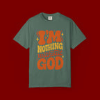 I'm Nothing Without God Retro Graphic T-Shirt