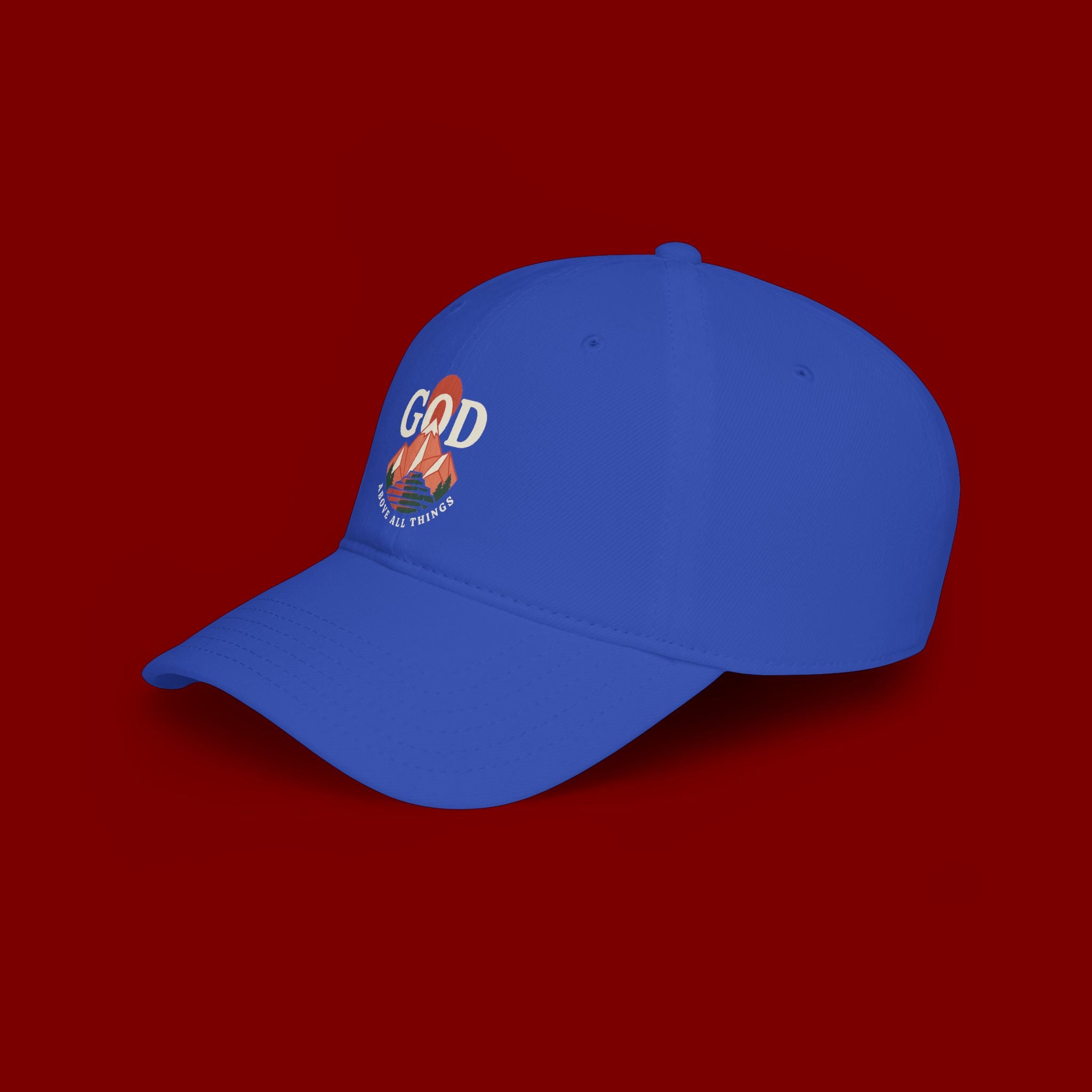 God Above All Things Embroidered Baseball Cap