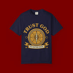 Trust God Compass T-Shirt — "Trust God No Matter What" Christian Faith Tee