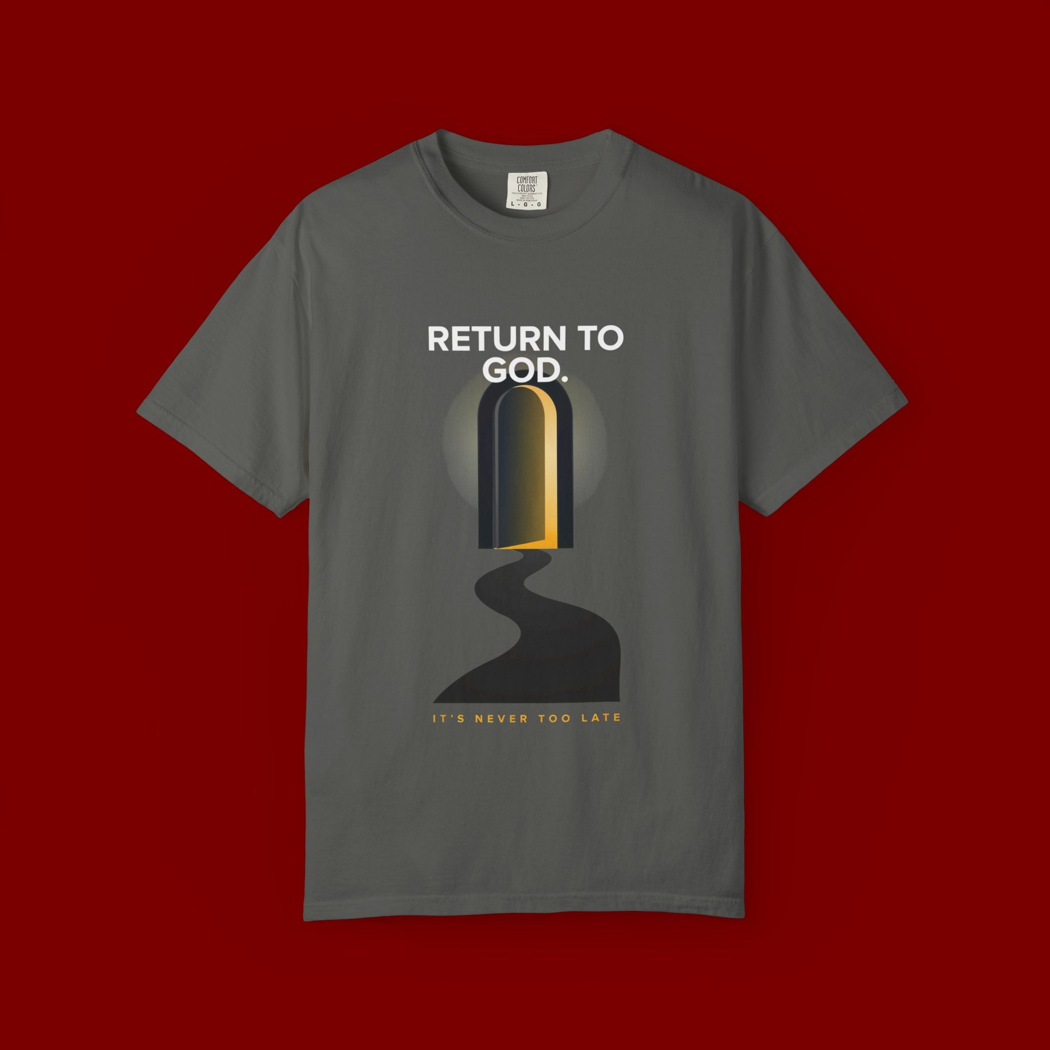Mystic Doorway T-Shirt — Golden Arch Path Graphic Tee