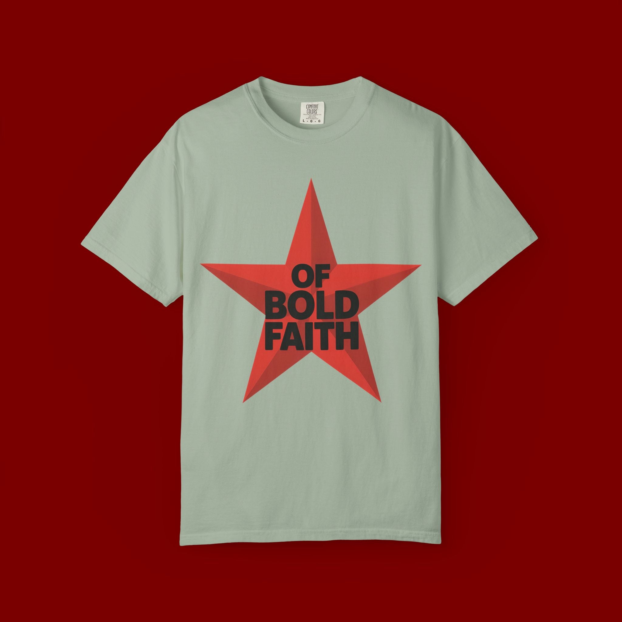 Bold Faith Star T-Shirt — "Of Bold Faith" Graphic Tee