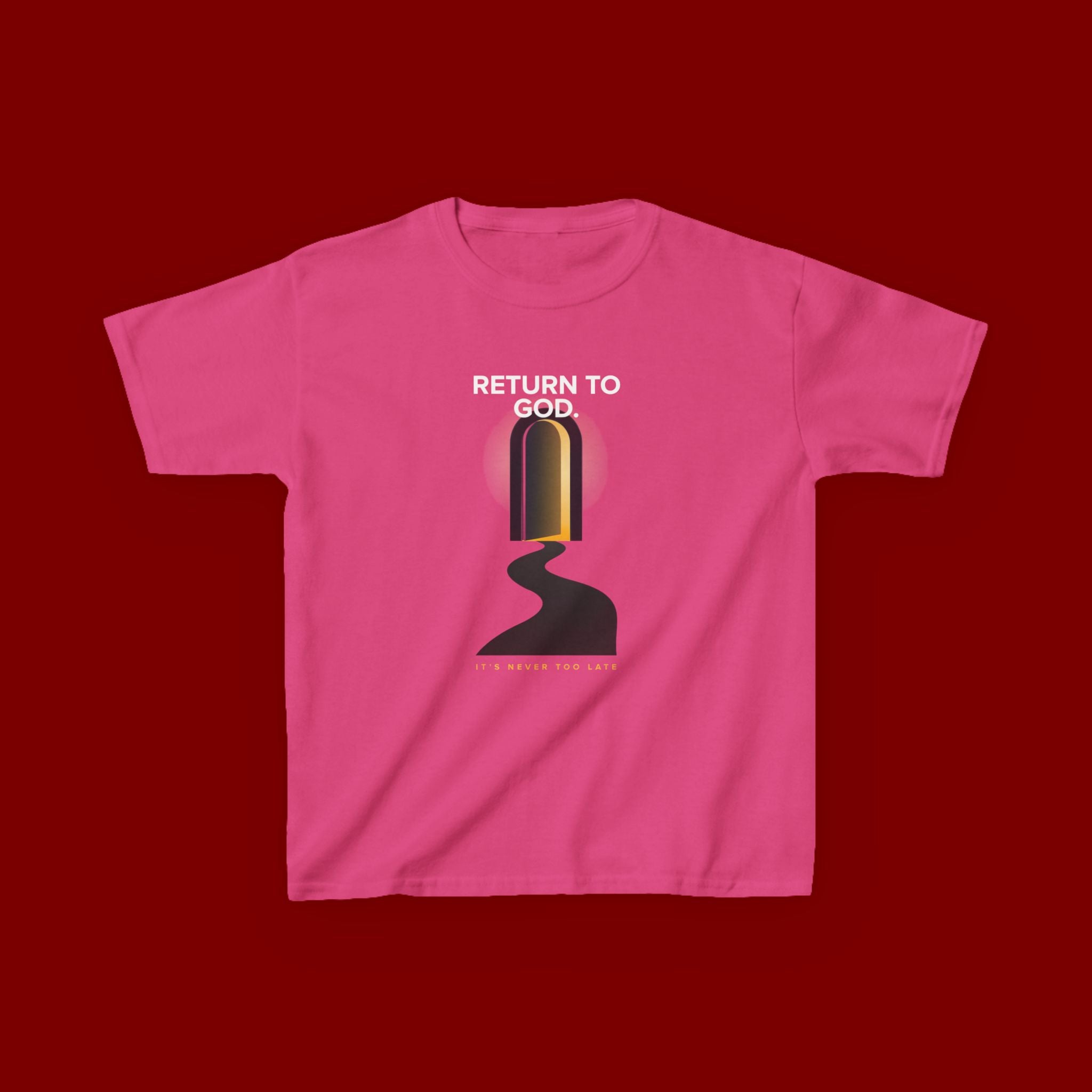 Kids T‑Shirt — "Return to God" Spiritual Graphic Tee