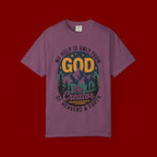 God The Creator T-Shirt — My Help Is Only From God Christian Mountain Faith Tee