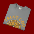 Trust God Compass T-Shirt — "Trust God No Matter What" Christian Faith Tee